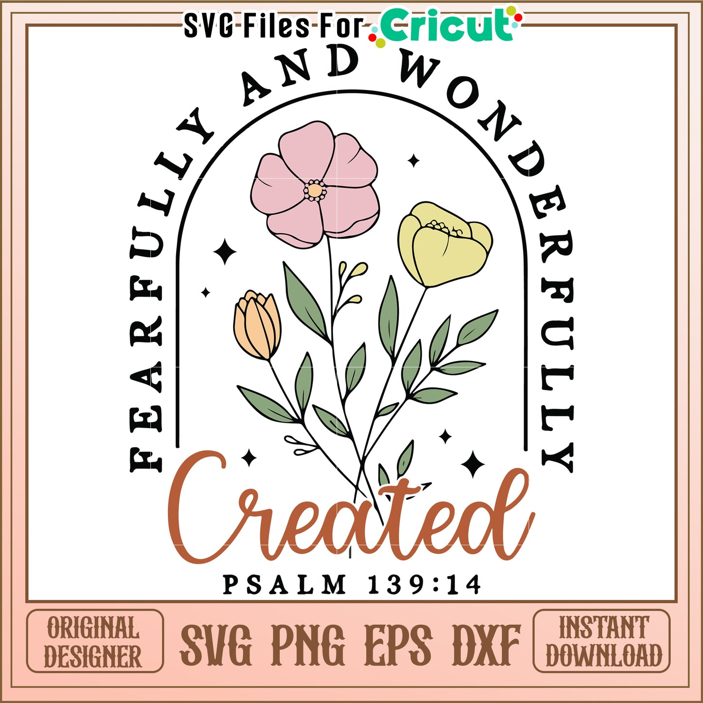 Fearfully and Wonderfully Created Floral Design, Inspiring Faith Decor