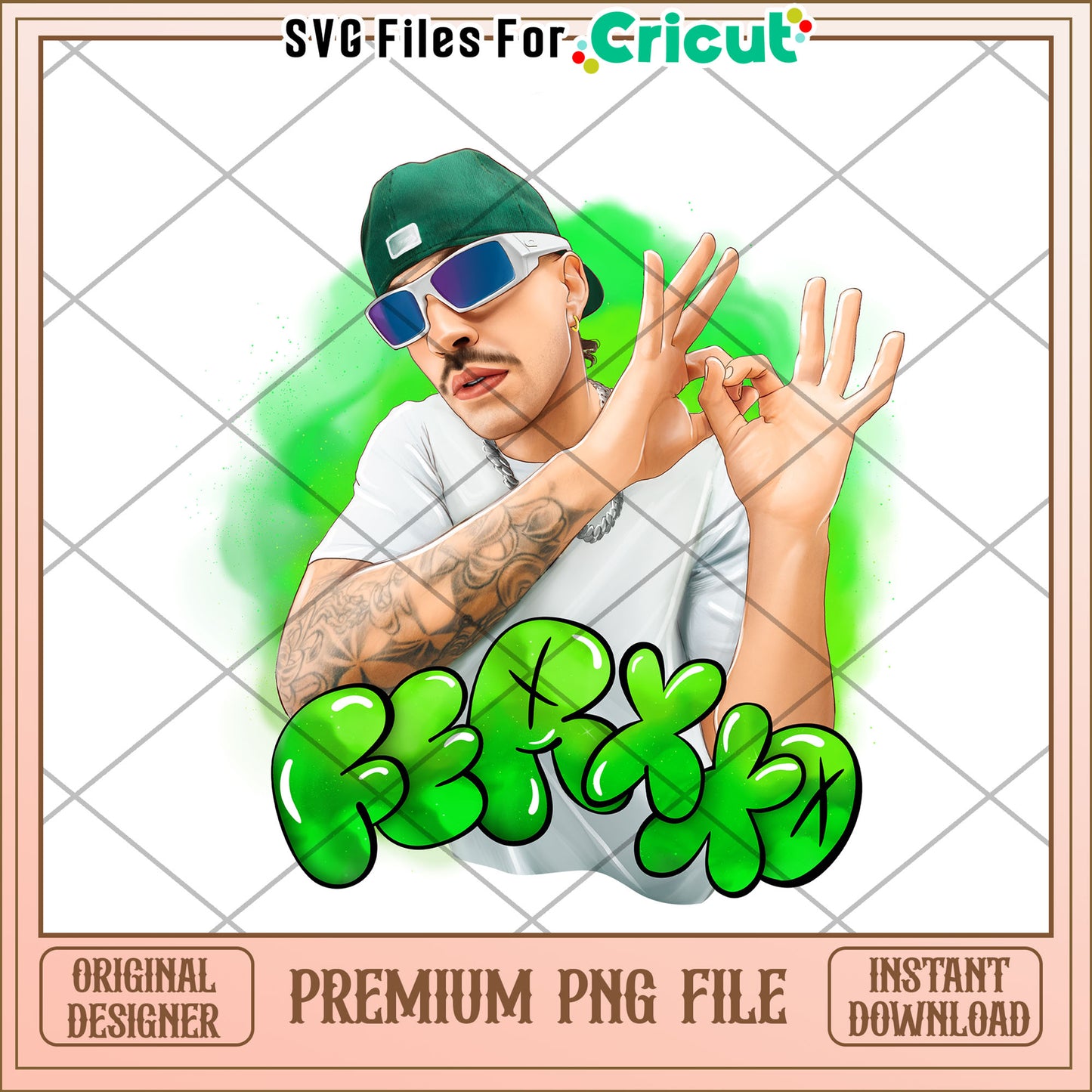 Ferxxo caplipsis png, feid concert design png, latin music png