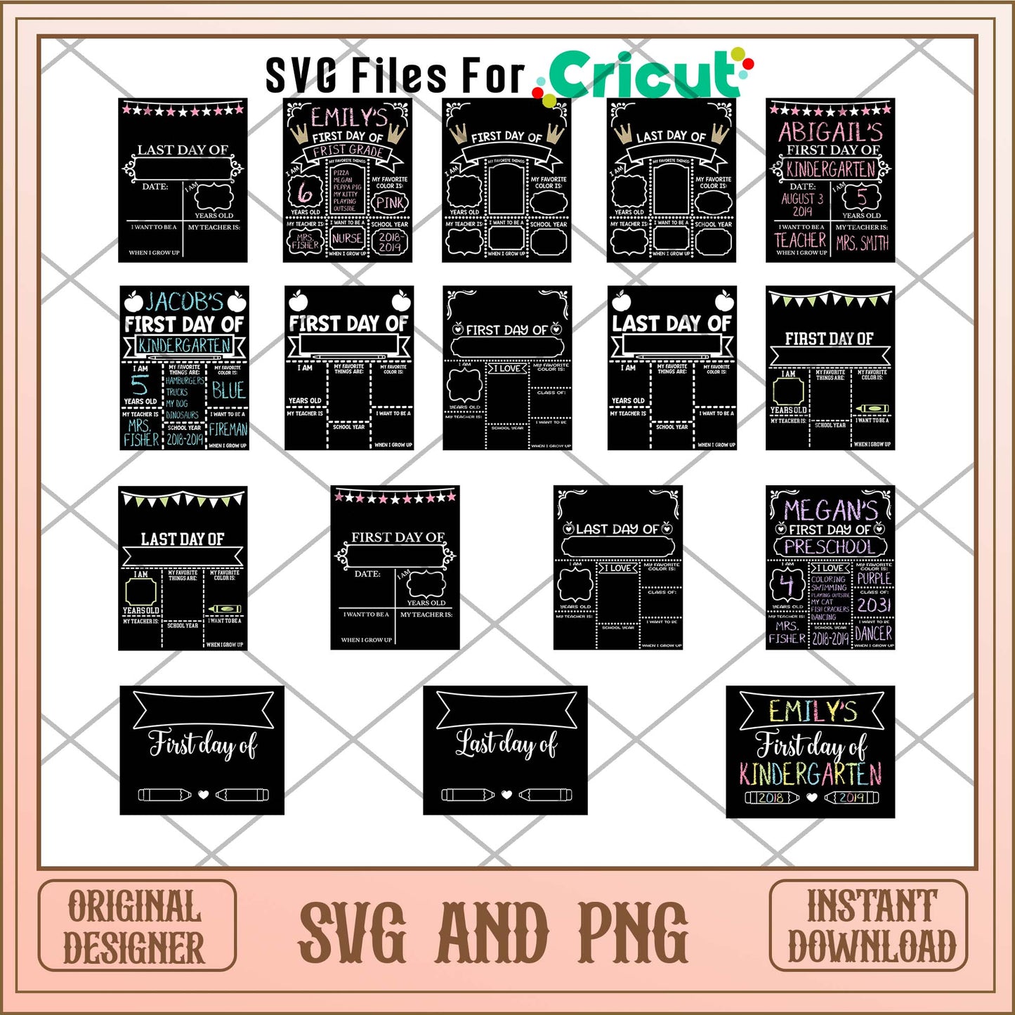 First Last Day of School svg bundle, School day svg - Svgfileforcricut
