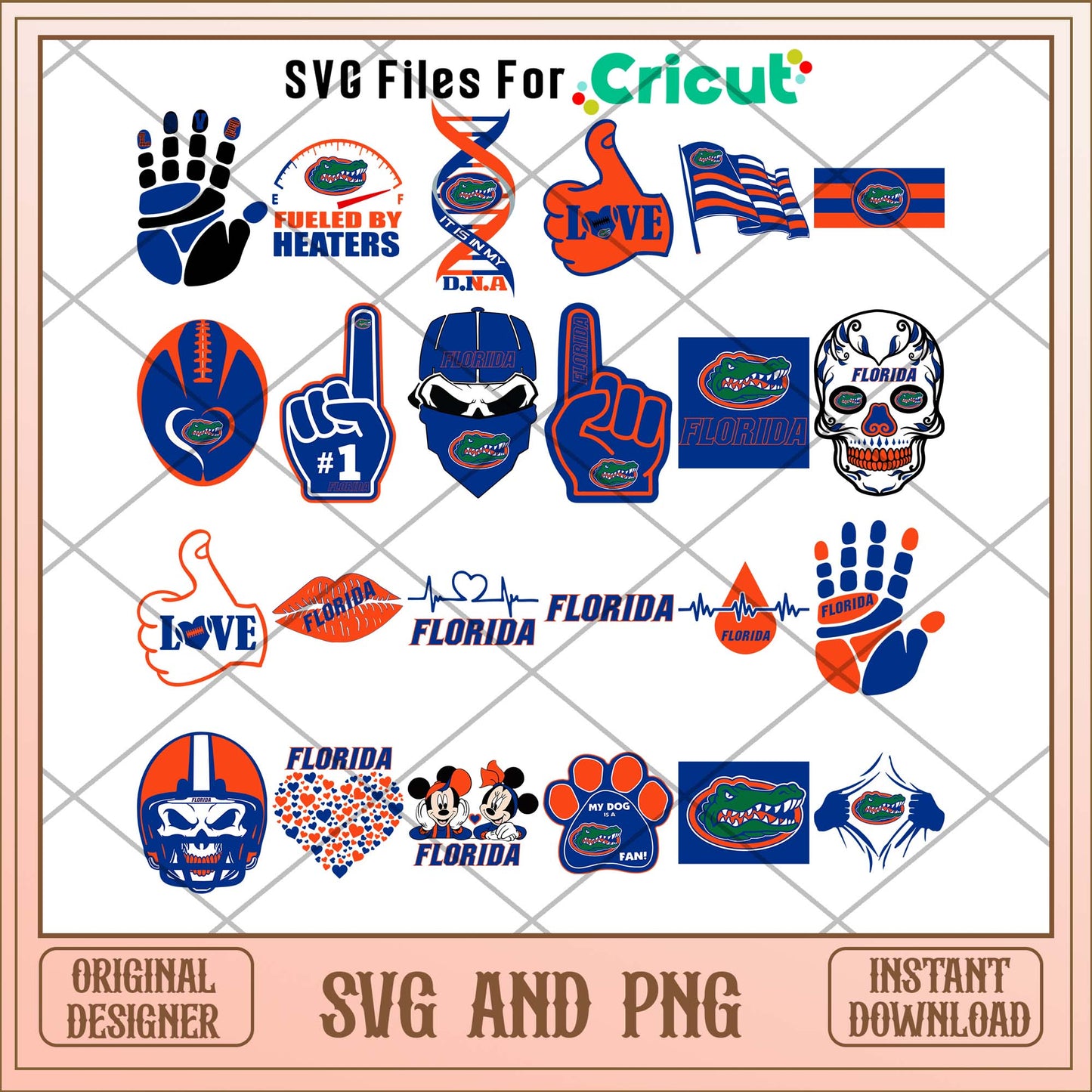 Florida Gators hands svg, Florida Gators svg bundle, NCAA svg