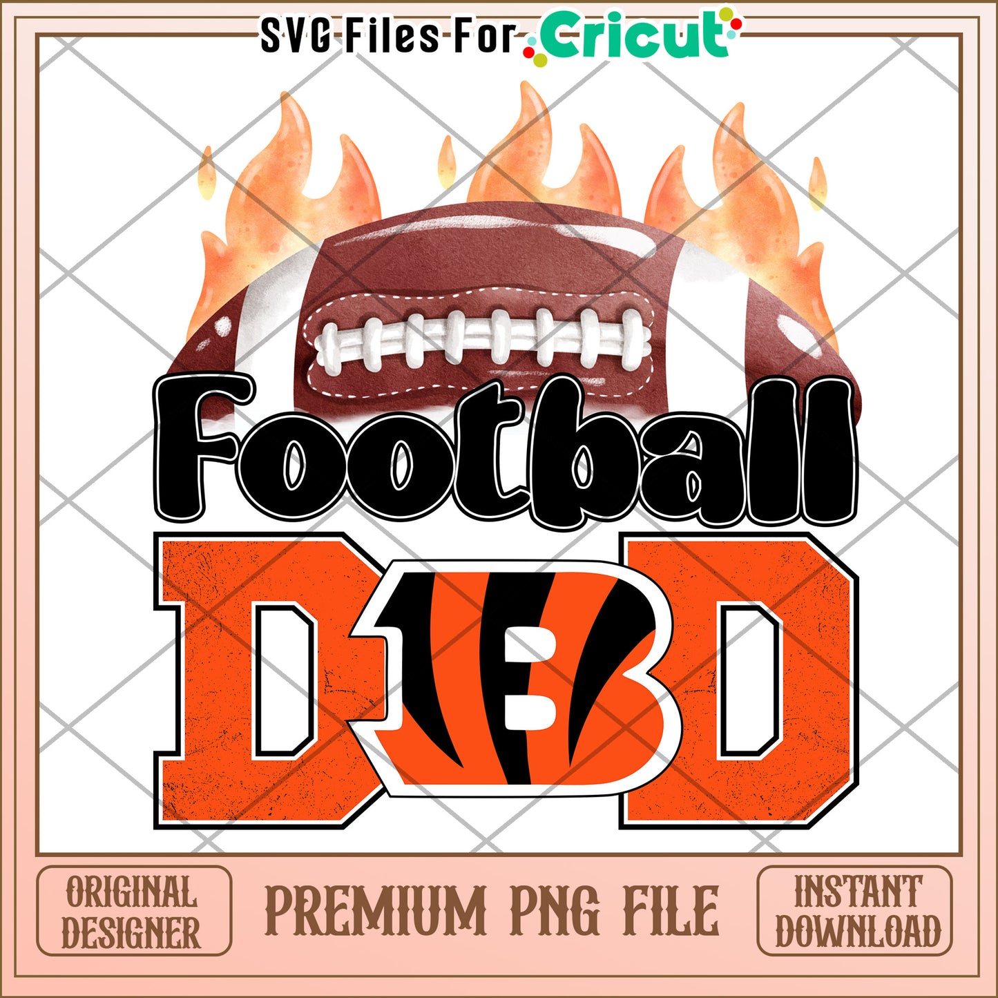 Football design for fans, perfect for crafting and decoration