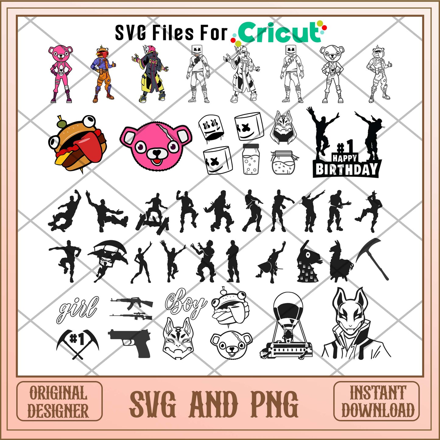 Fortnite svg bundle, Fortnite Game svg bundle - Svgfileforcricut