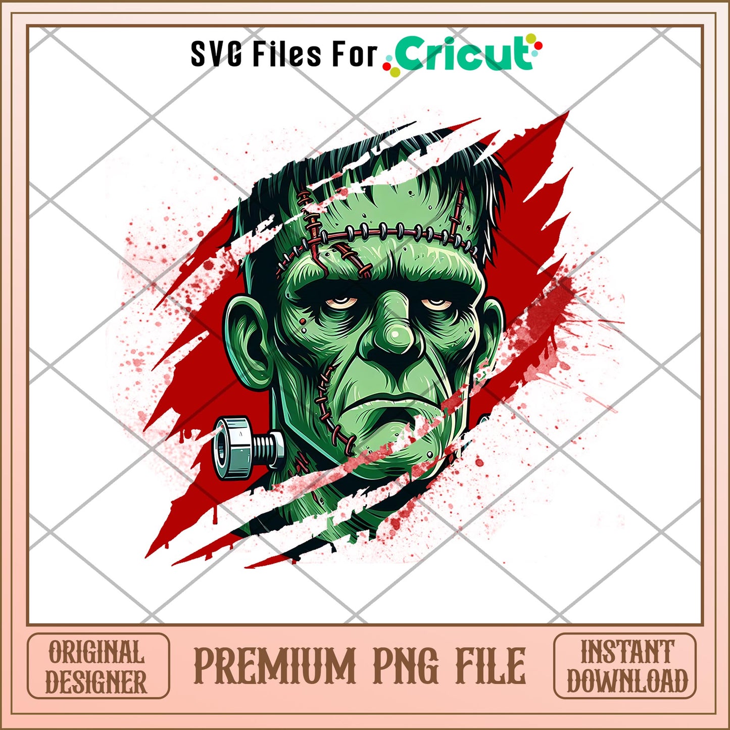 Frankenstein character png, character png, halloween png