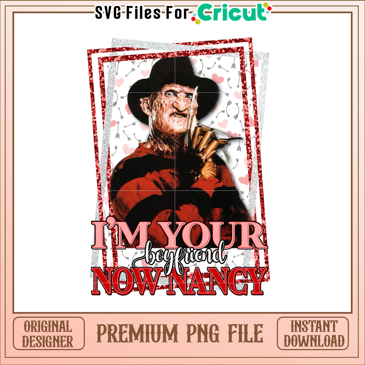 Freddy Krueger Valentines Day PNG