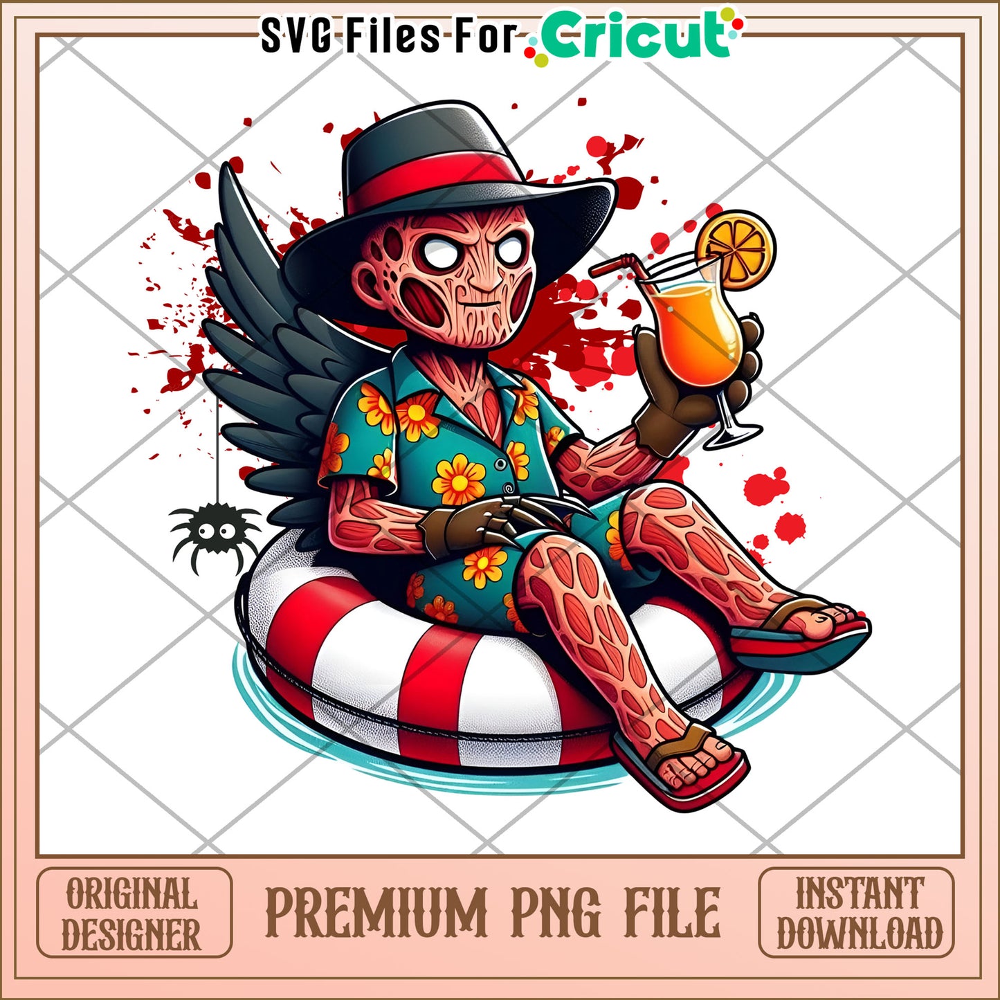 Freddy summer png, halloween decorations png, halloween ends png