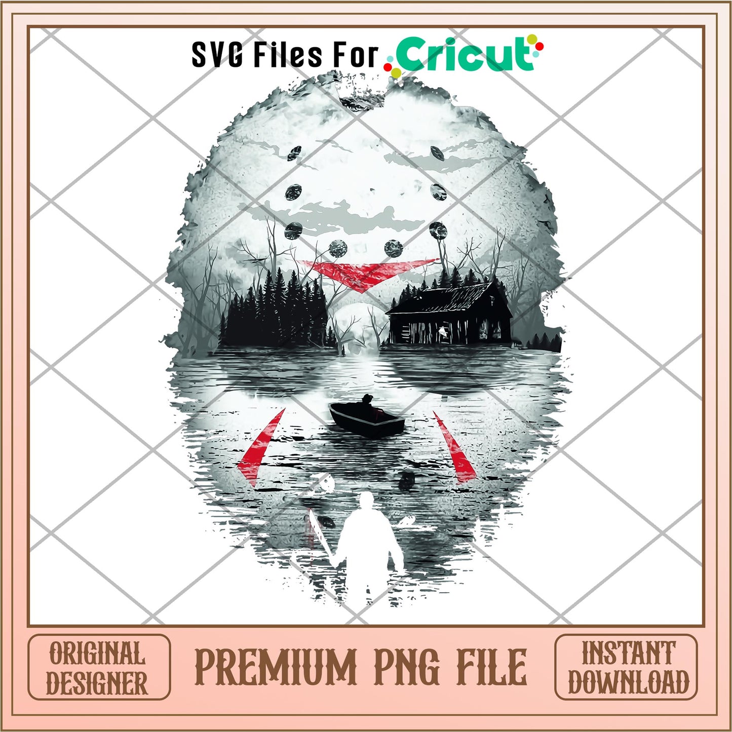 Friday Night Terror png, Horror characters png, digital download