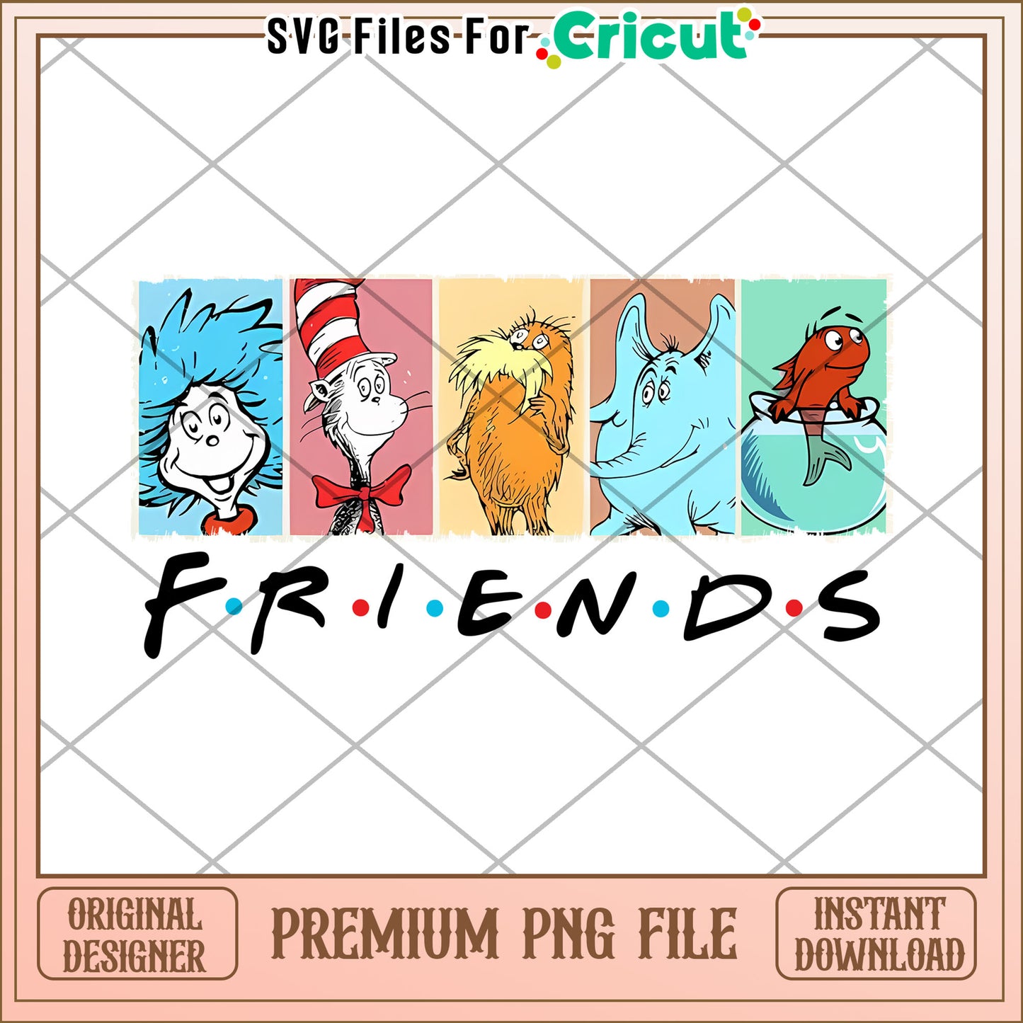 Friends of Dr Seuss PNG File for DIY Projects Download