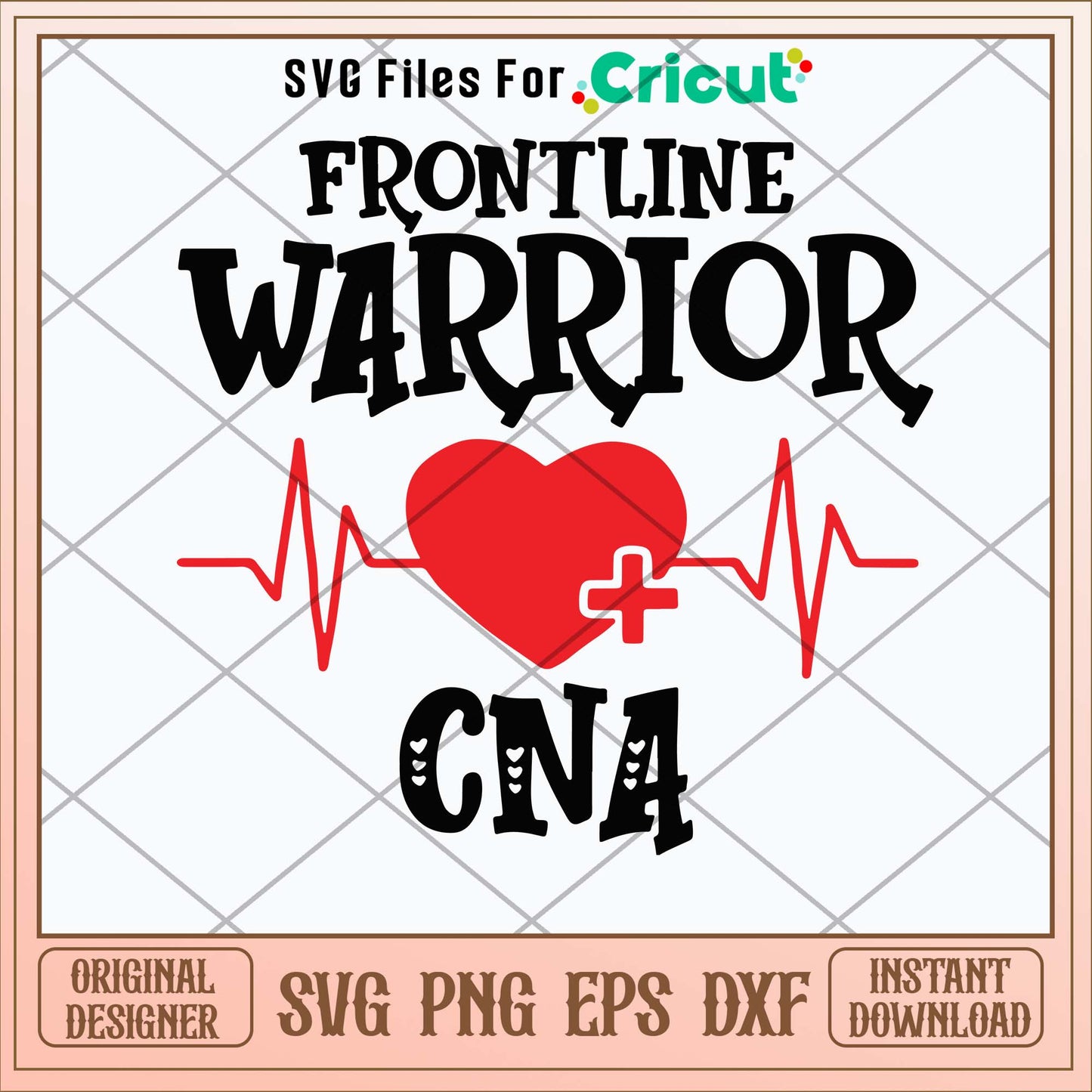 Frontline Warrior CNA Svg