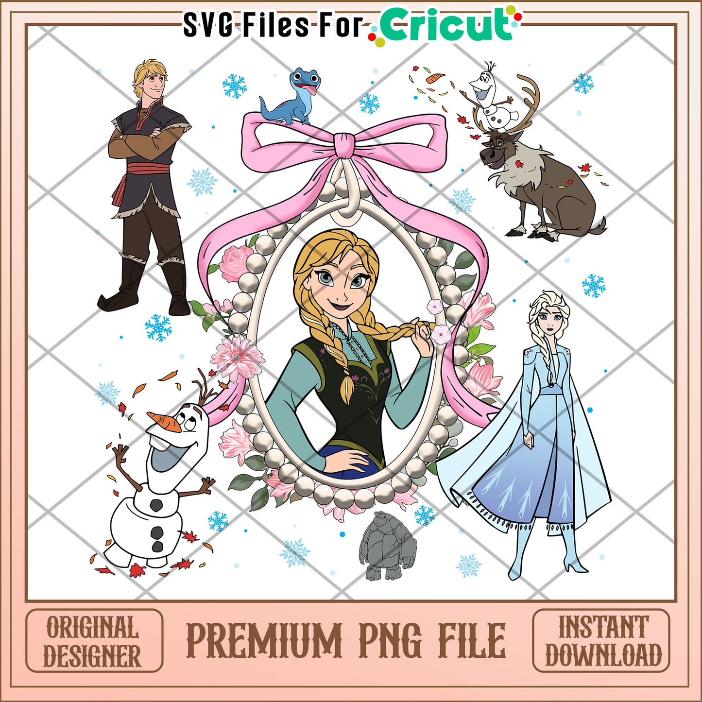 Frozen PNG Sublimation Design