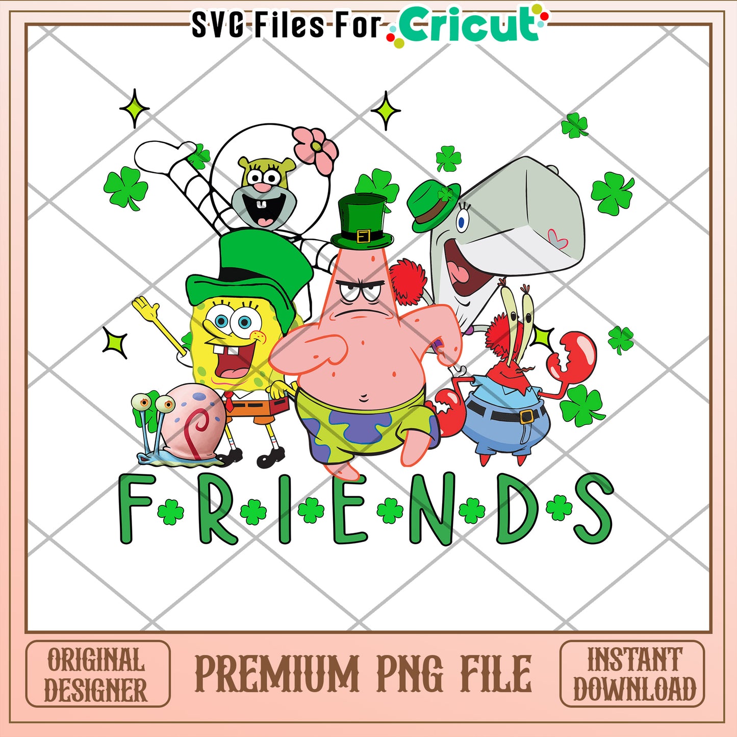 Fun Friends PNG File for Cricut Crafting Instant Download