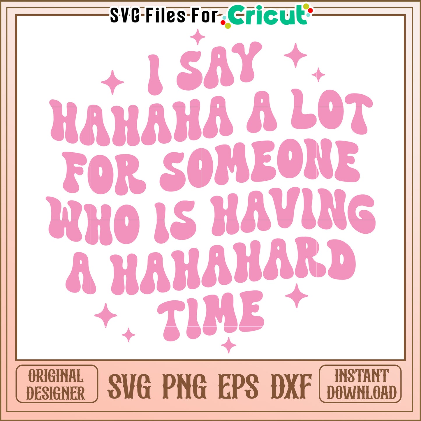 Funny quote about hardships, perfect for motivational decor