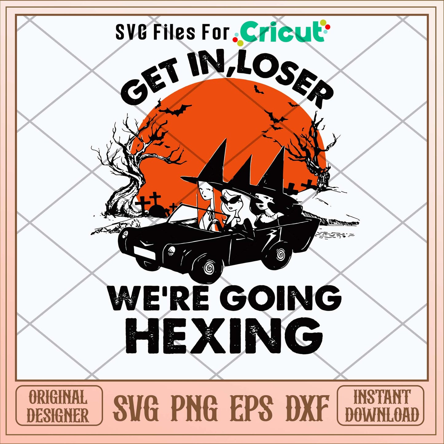 Get In Loser We_re Going Hexing Svg