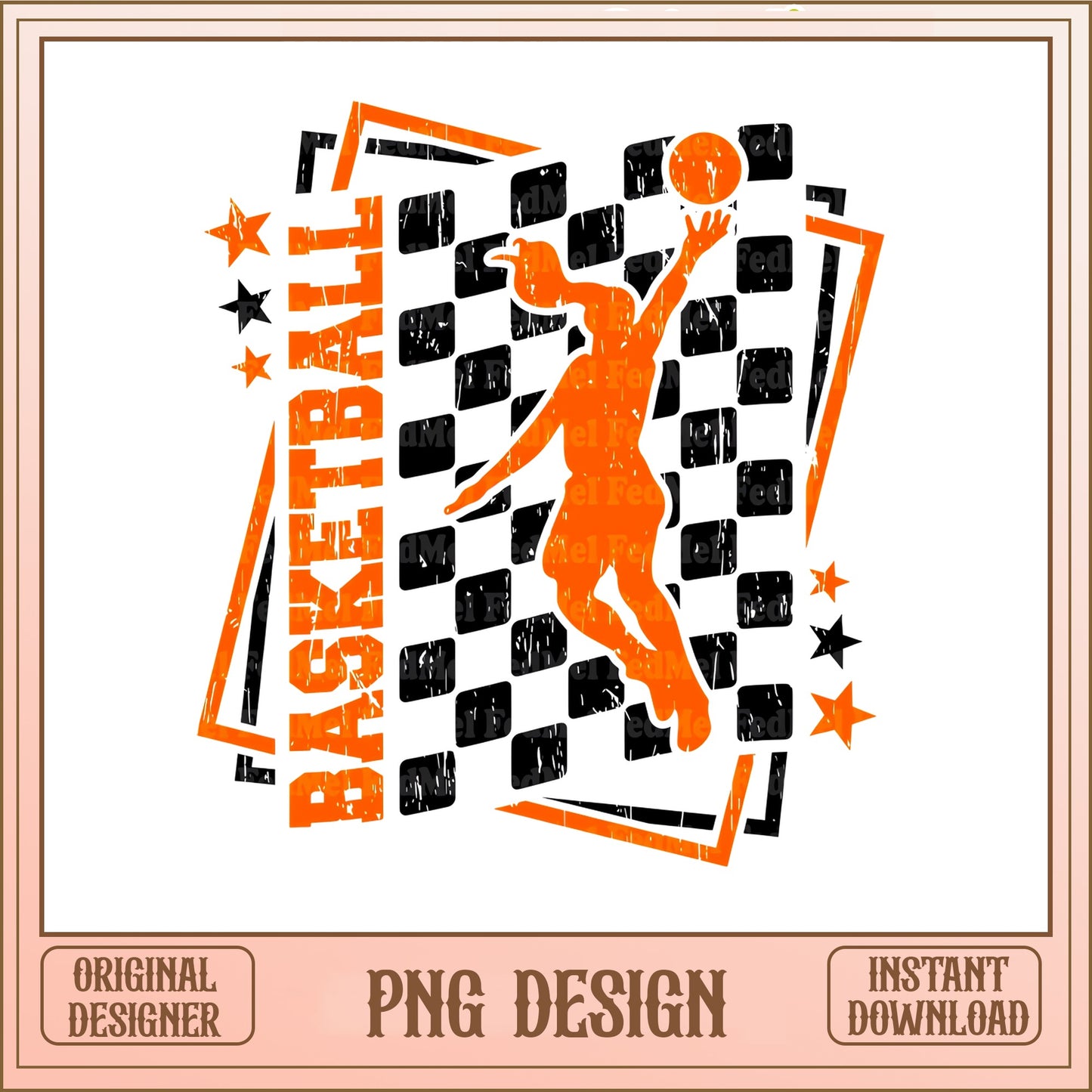 Girls Basketball Retro PNG, Women Basketball Sublimation PNG, Sport PNG