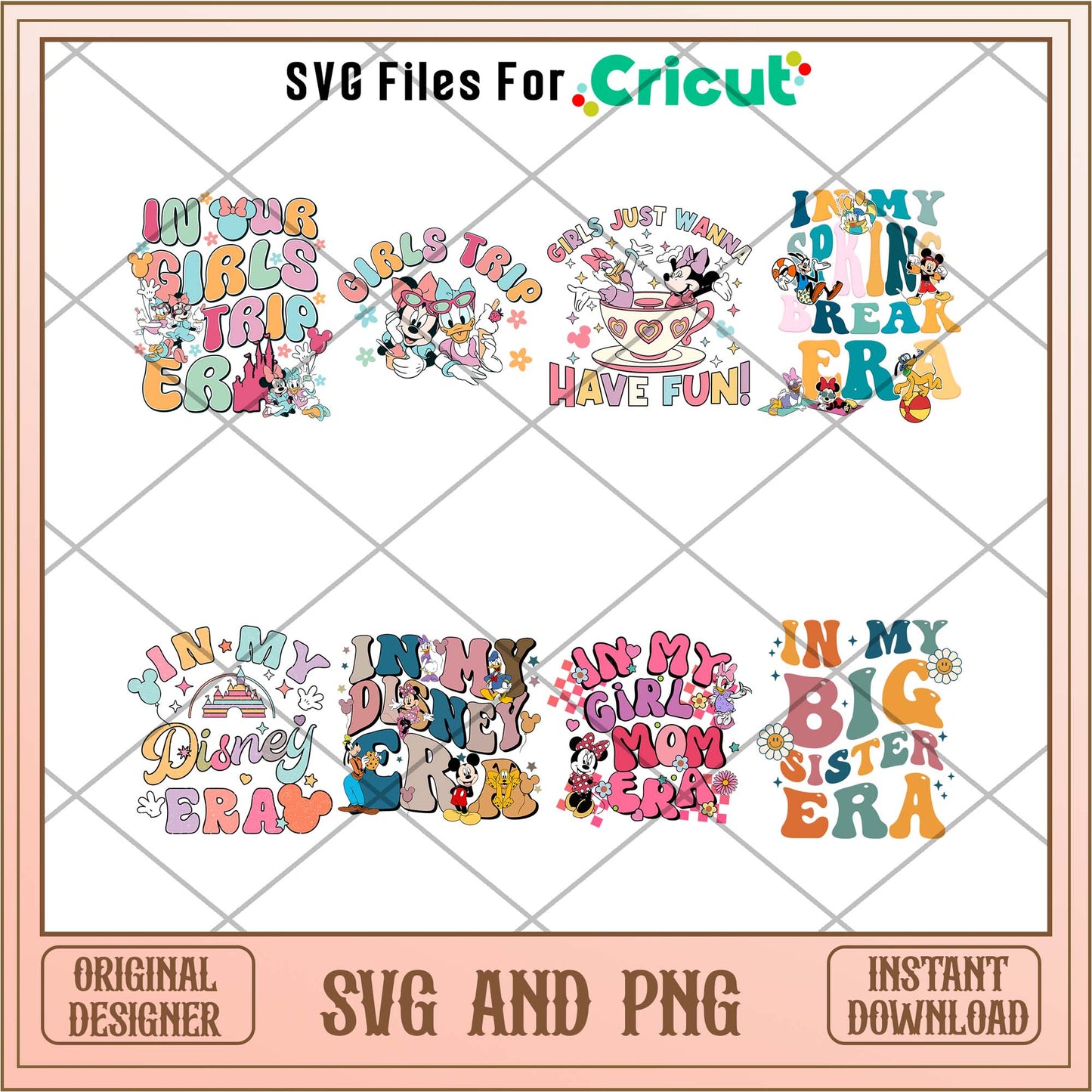 Disney Girl and mom trip svg bundle