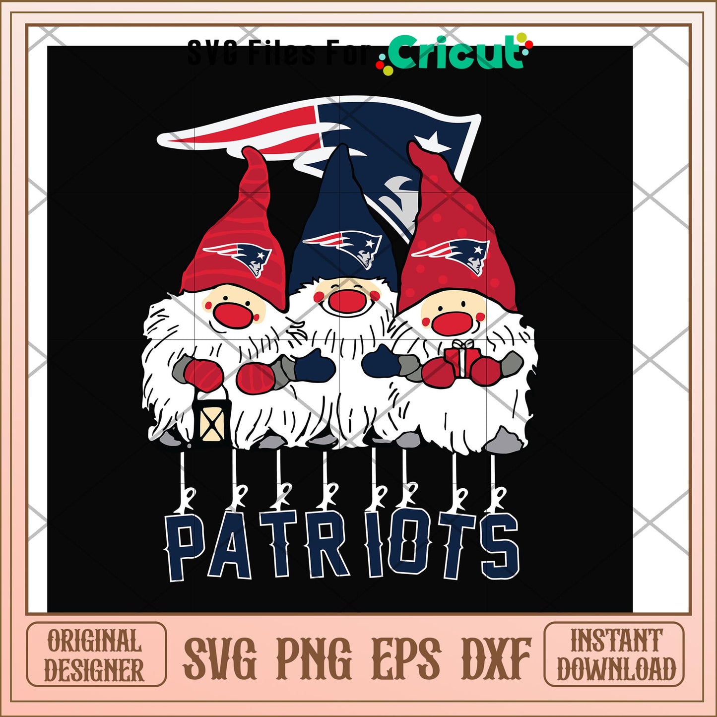 Gnomes New England Patriots nfl team svg, Gnomes svg, new nfl svg