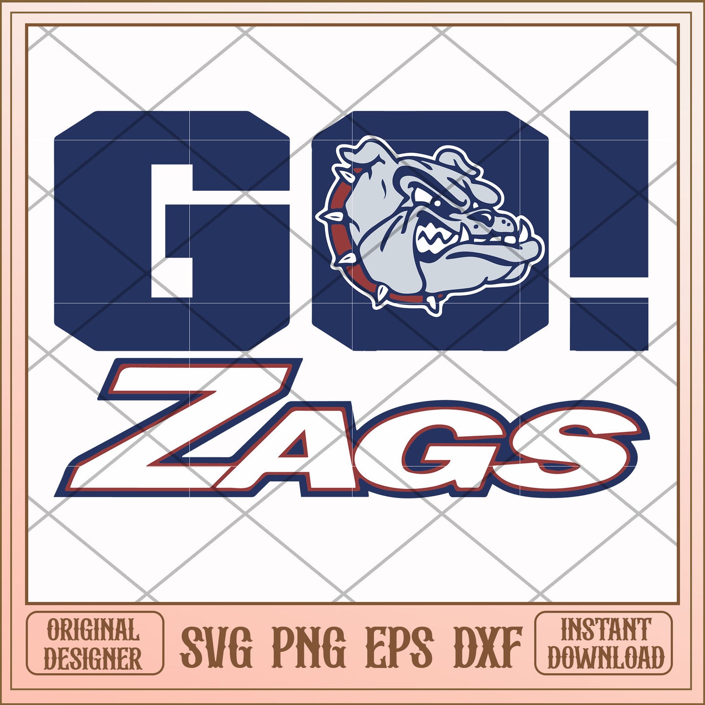Gonzaga Bulldogs go zags svg, gonzaga bulldogs svg, funny svg