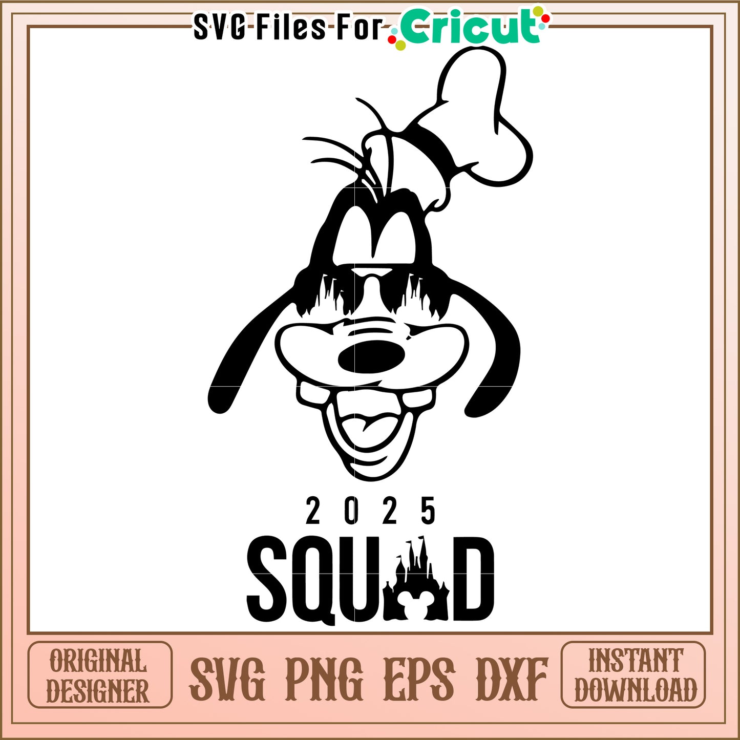 Goofy 2025 Squad SVG