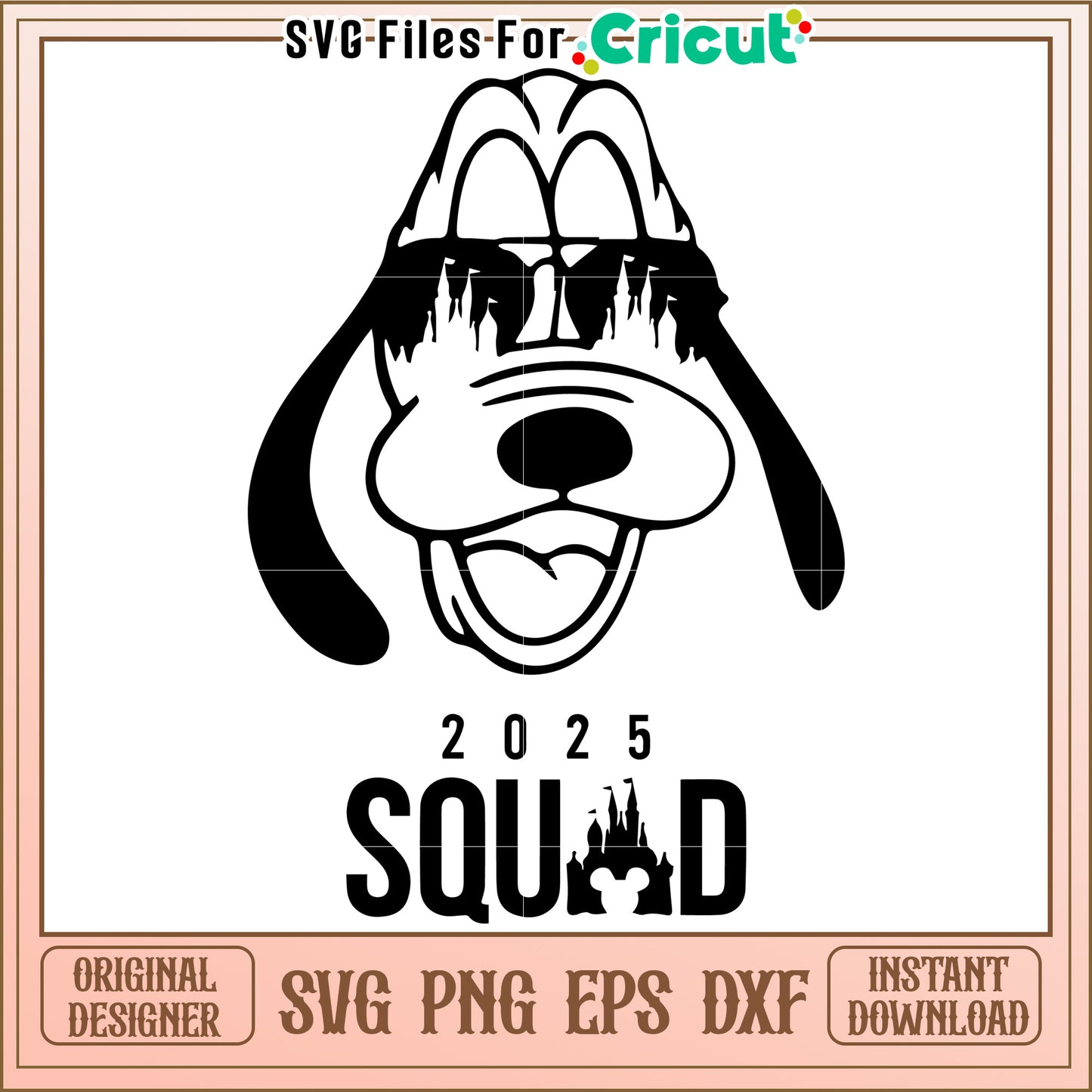 Goofy Disney 2025 Squad SVG