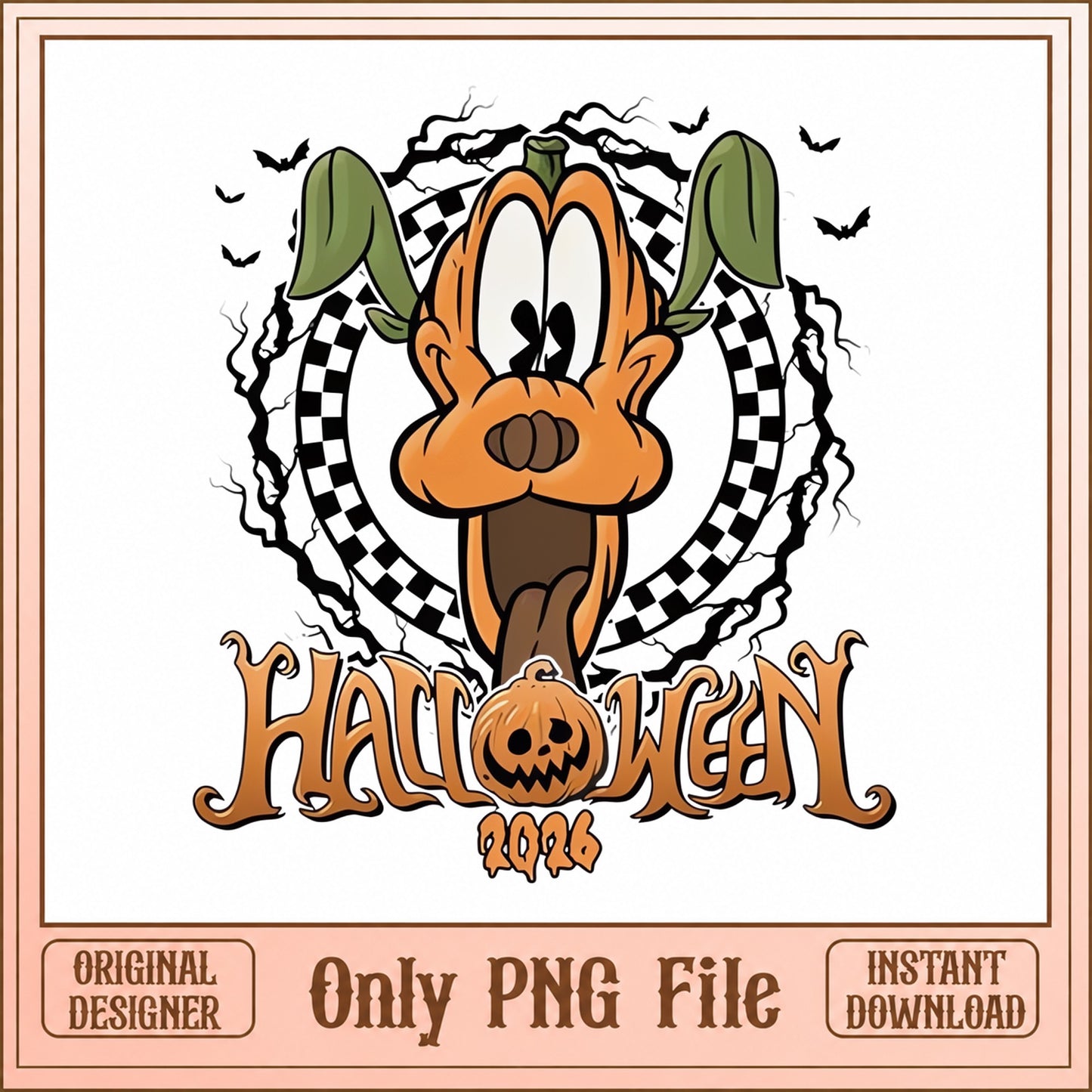 Goofy Halloween 2024 PNG, Disney Character, Pumpkin PNG