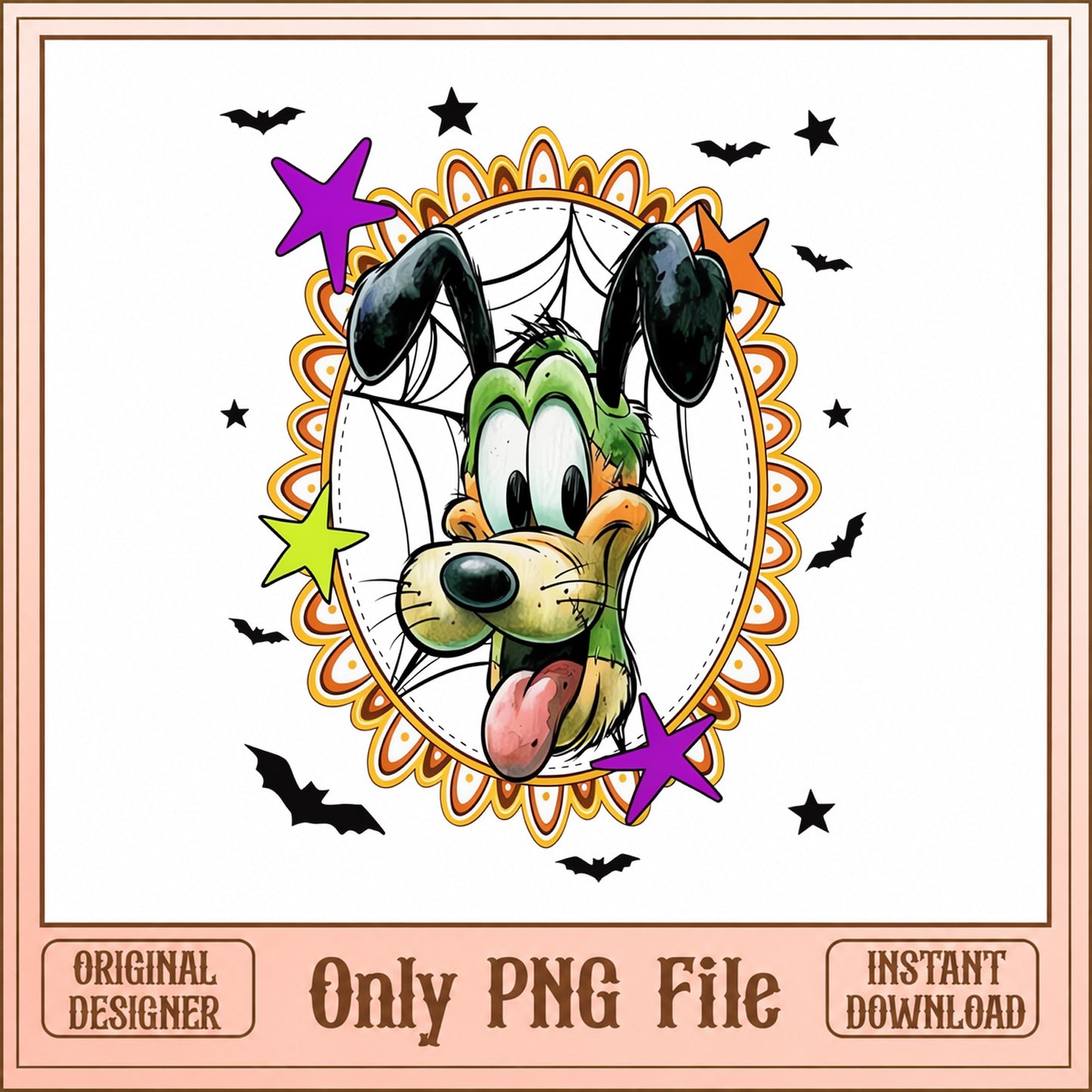 Goofy Halloween PNG, Disney Character, Spooky Clipart PNG