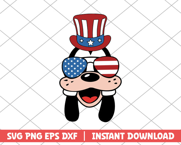 Goofy america disney svg – svg files for cricut