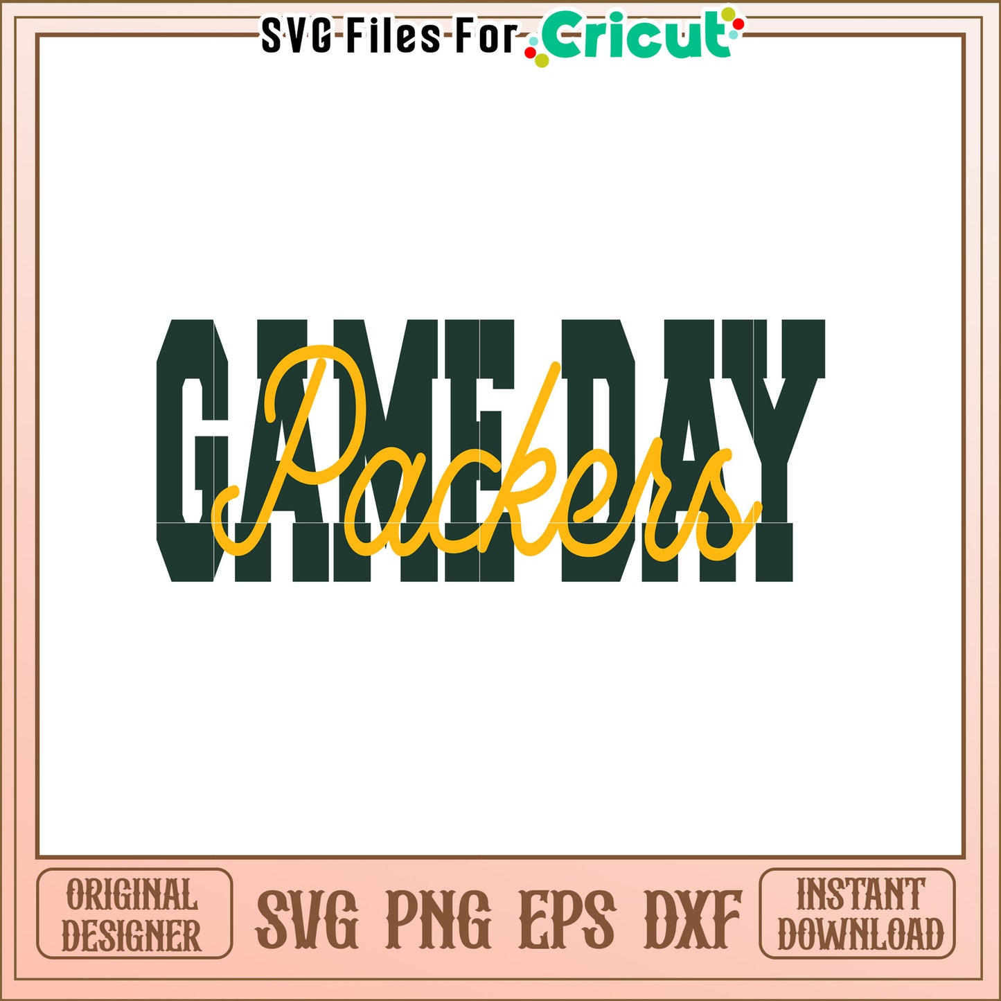 Green Bay Packers Game Day SVG