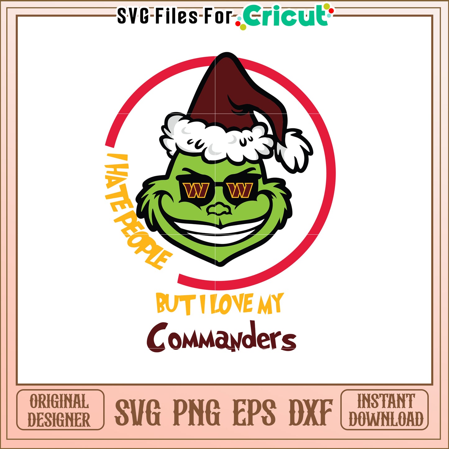 Grinch Commanders SVG Design