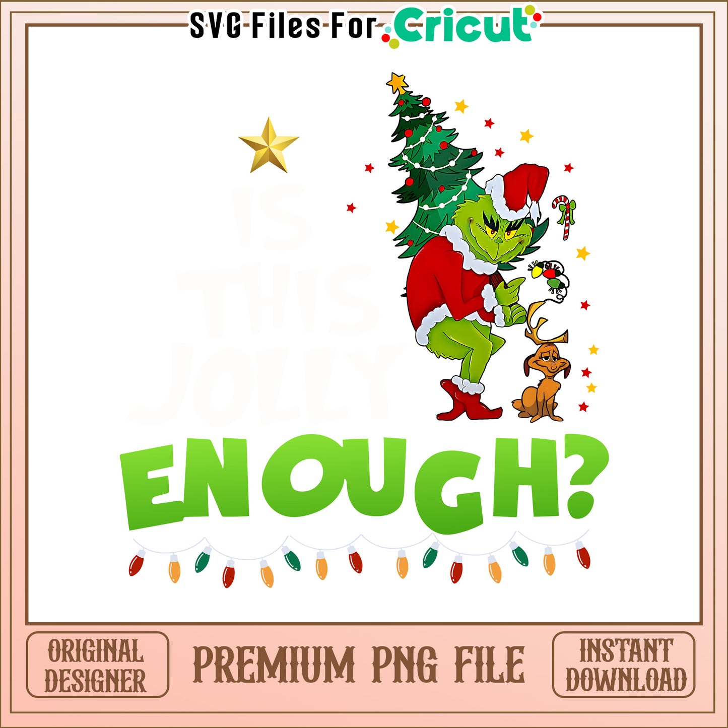 Grinch Max is it jolly enough png, grinch dog name png