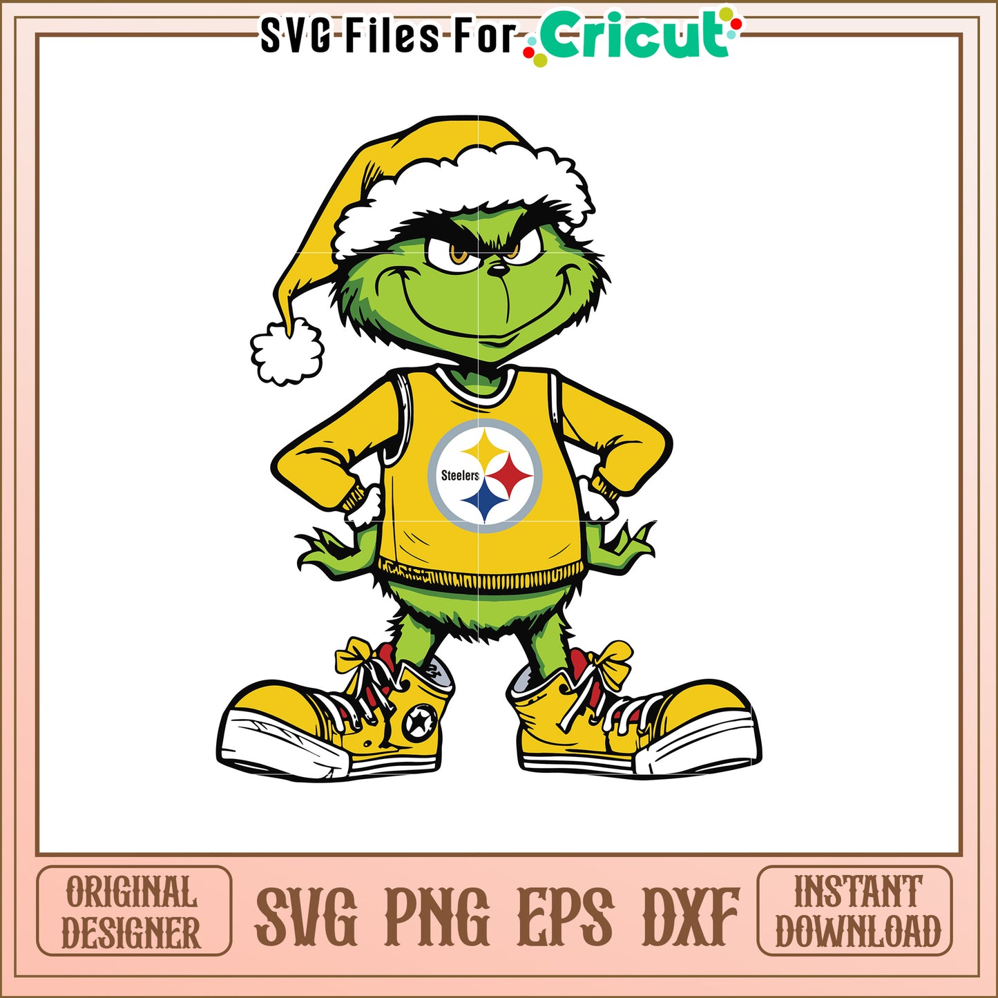 Grinch Steelers SVG Design