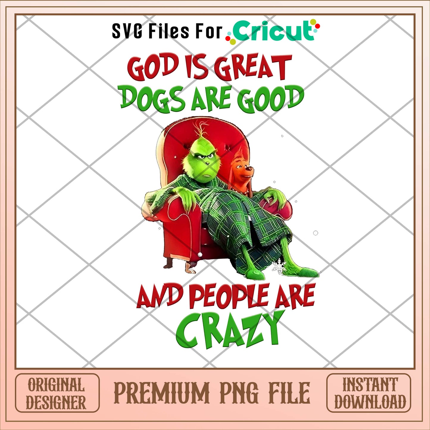 Grinch people are crazy png, grinch png, christmas png