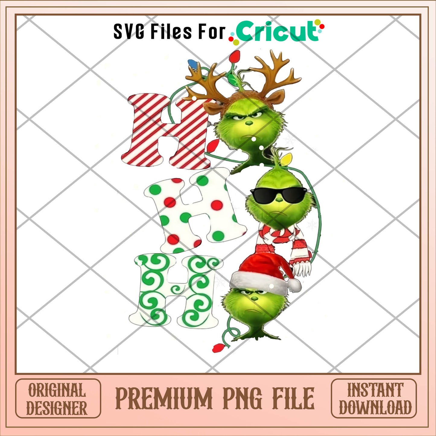 Grinch santa christmas ho ho ho png, grinch png, christmas png