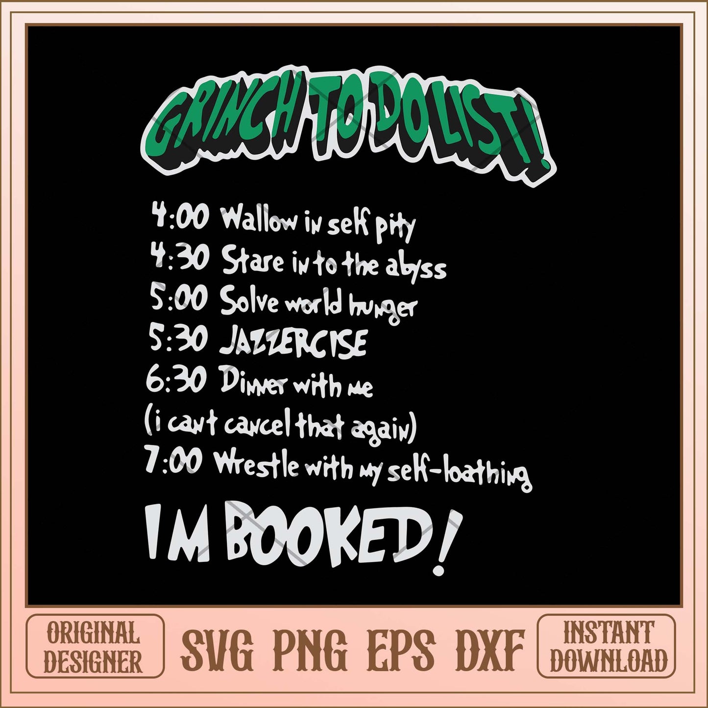 Grinch to do list svg, Grinch to do list svg bundle, Grinch list bundle