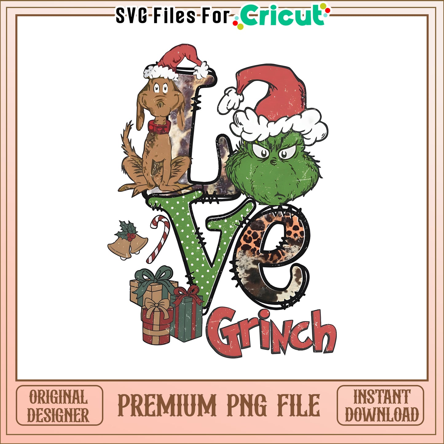 Grinch love max dog cartoon png, the grinch images png