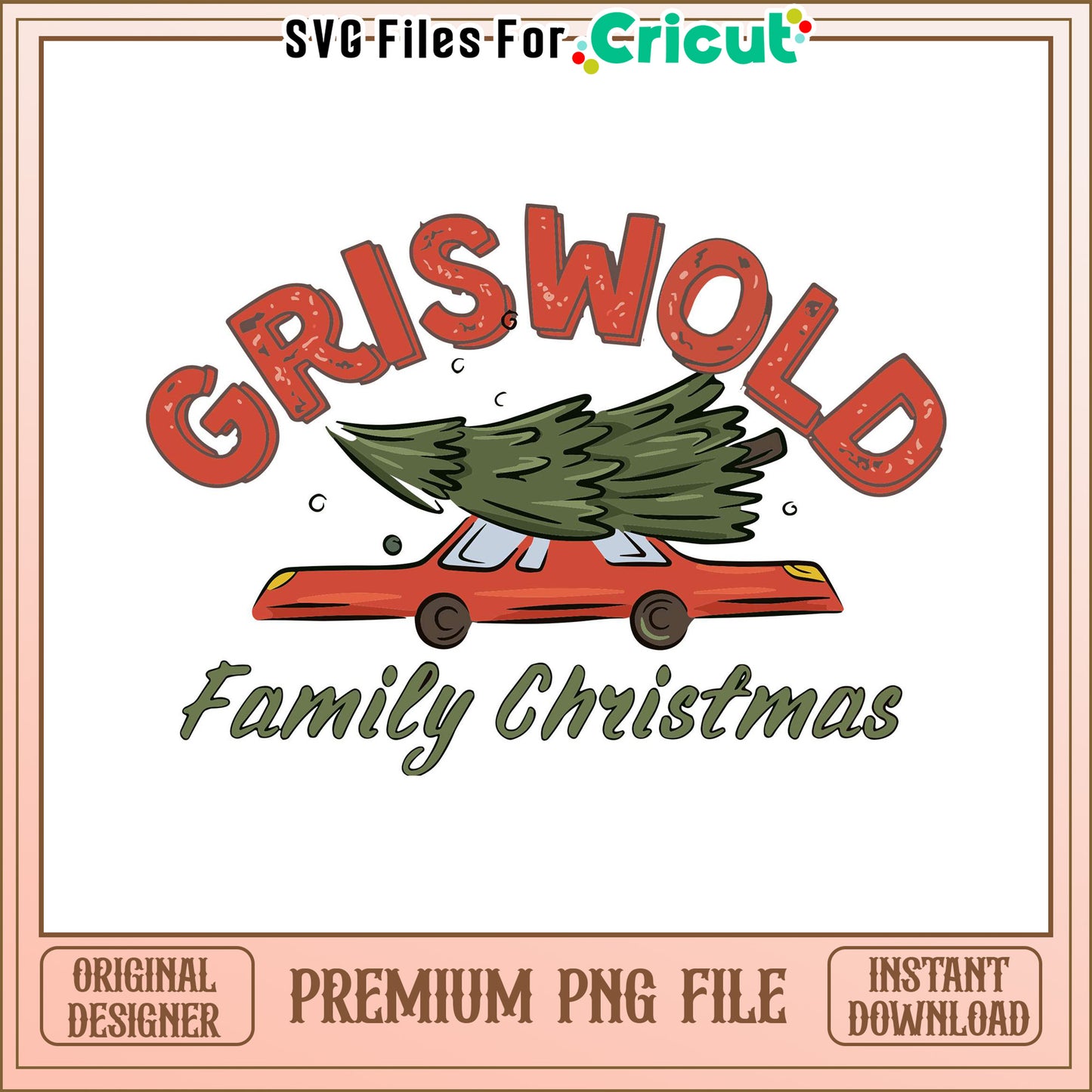 Griswold Family Christmas PNG design, perfect for festive crafts