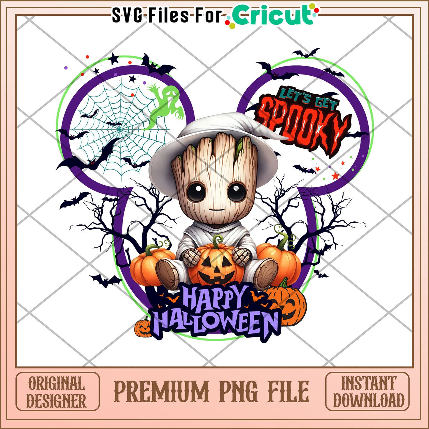 Groot happy halloween png, halloween costumes png, halloween time png