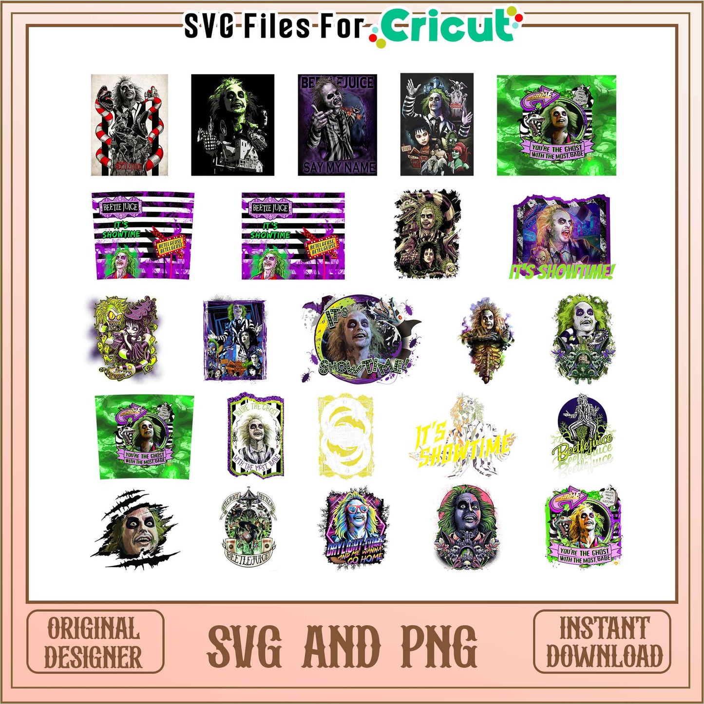 Beetlejuice say my name halloween bundle svg, beetlejuice cartoon svg