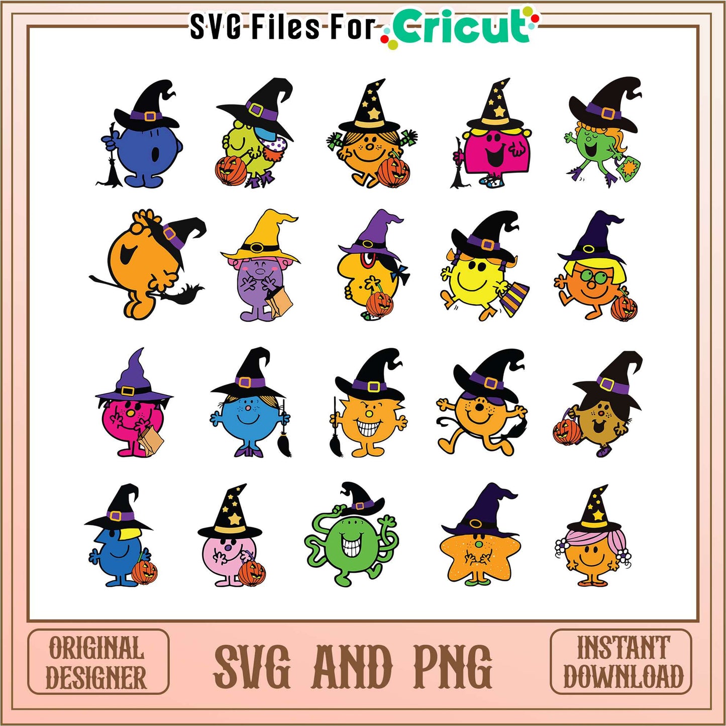 Little miss halloween bundle svg, little miss cartoon svg, halloween svg