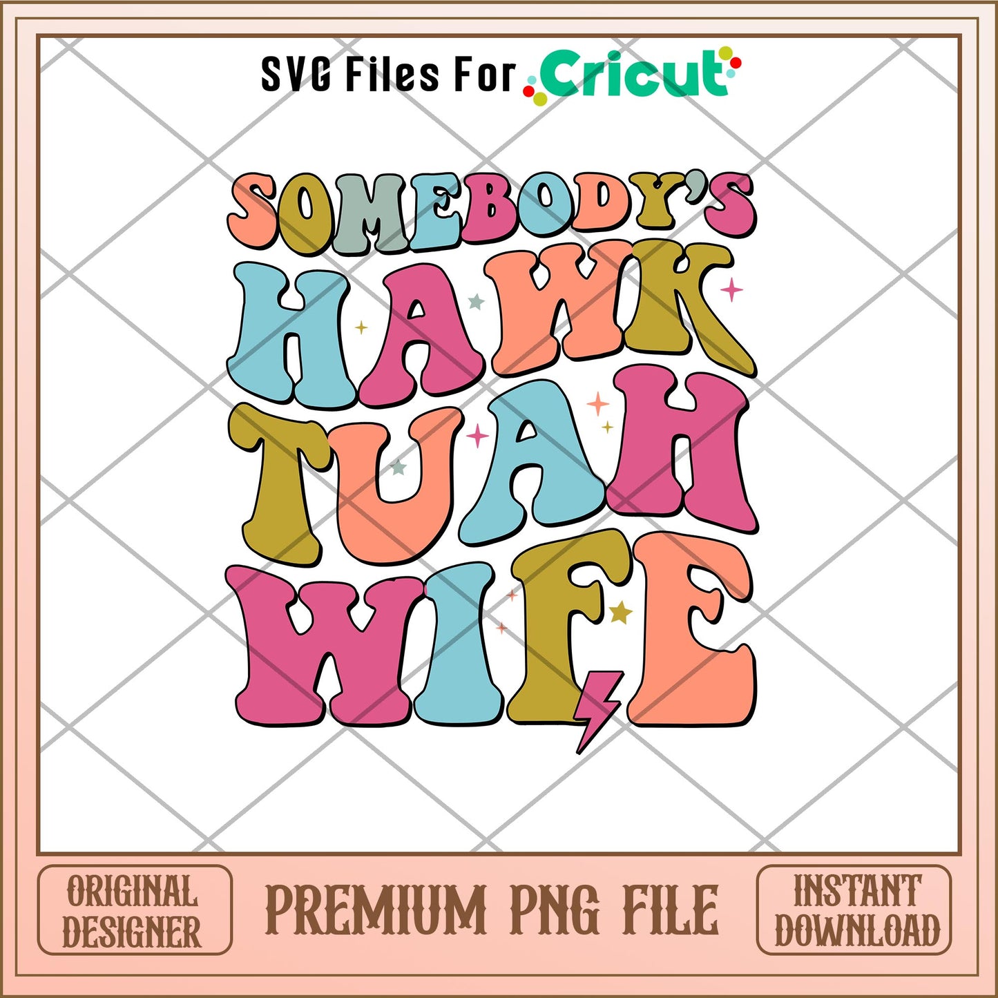 Somebody's hawk tuah wife png