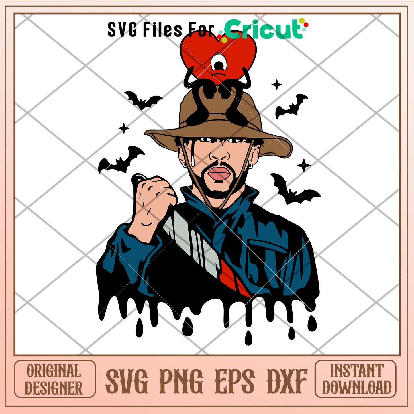 Halloween Bad Bunny, Halloween Bad Bunny Svg