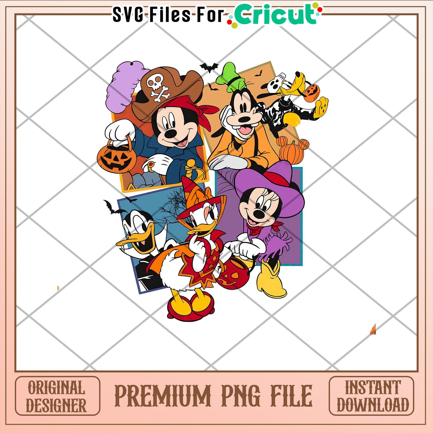 Halloween Disney PNG Sublimation