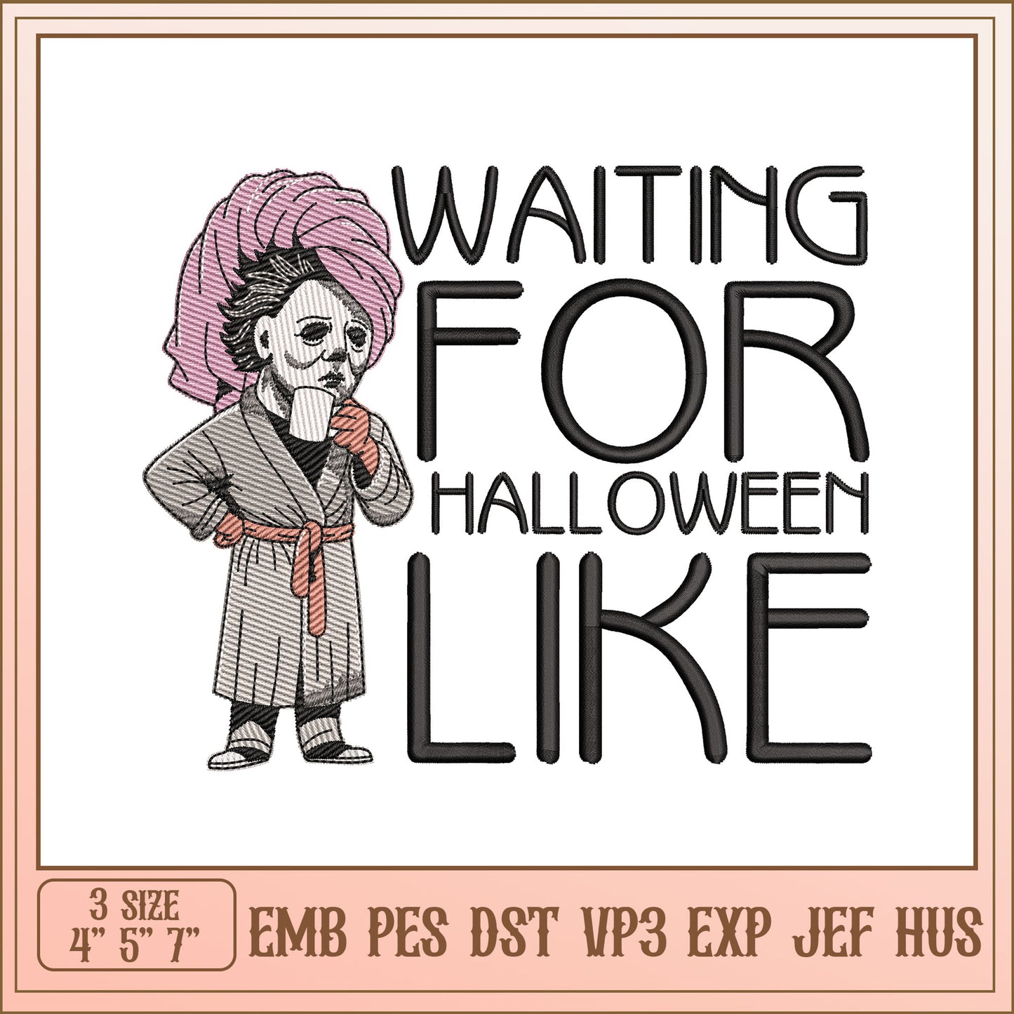 Halloween Embroidery Design