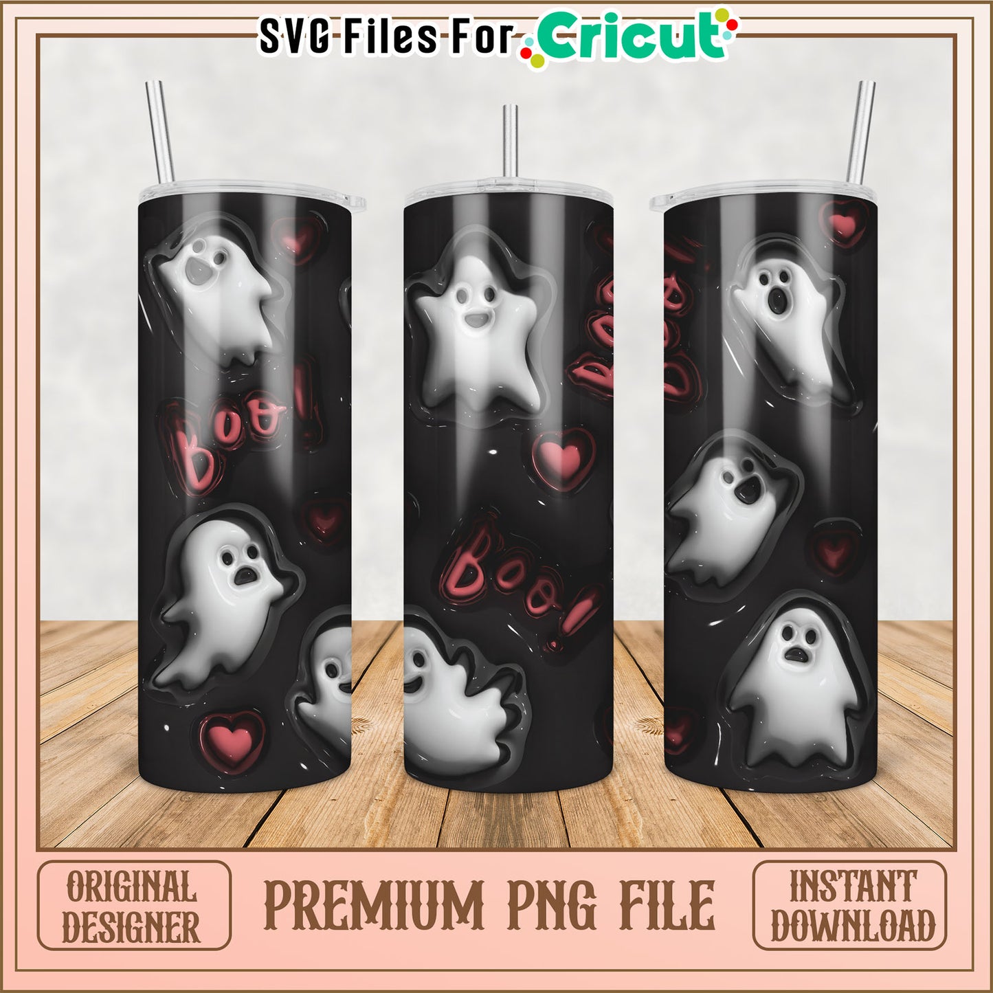 Halloween Ghost PNG Sublimation Design