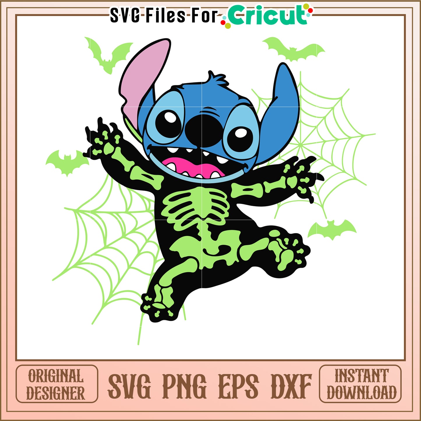 Halloween Stitch SVG PNG EPS DXF