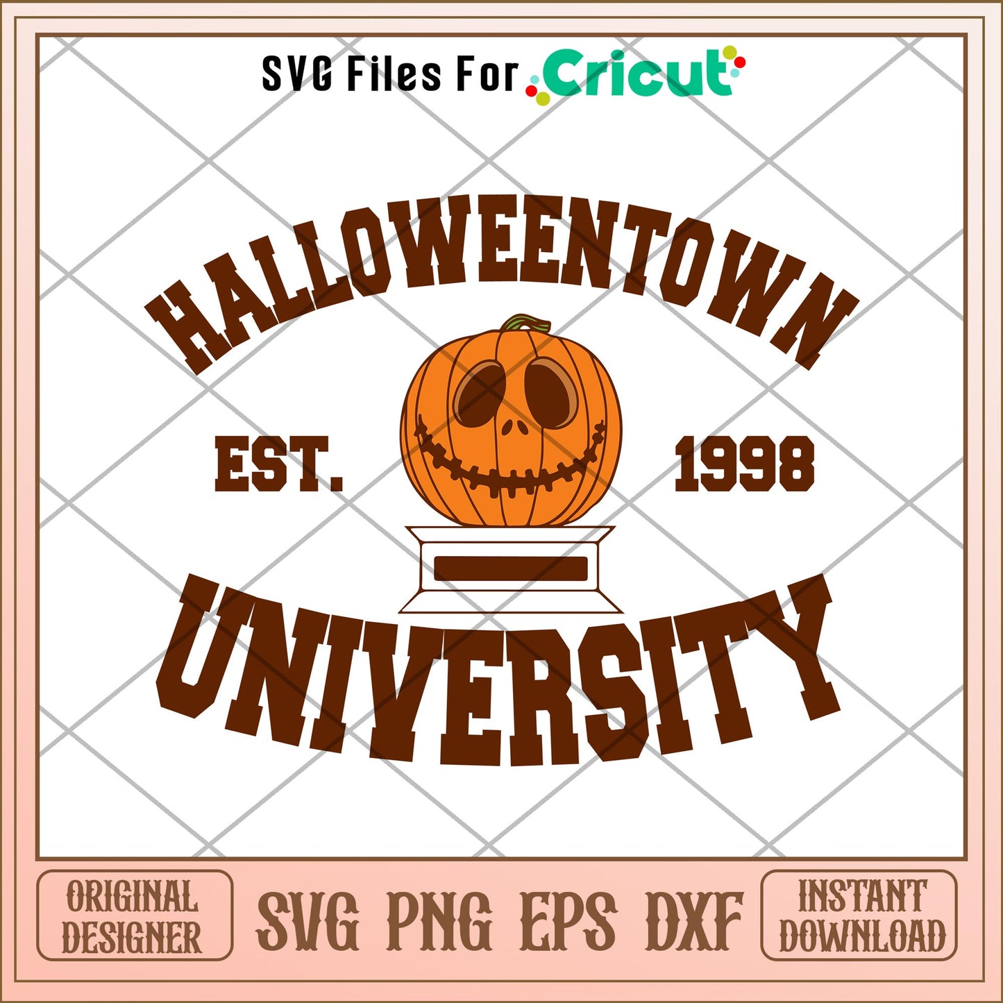 Halloween Town University 1988 svg, Disney characters svg, Digital Download