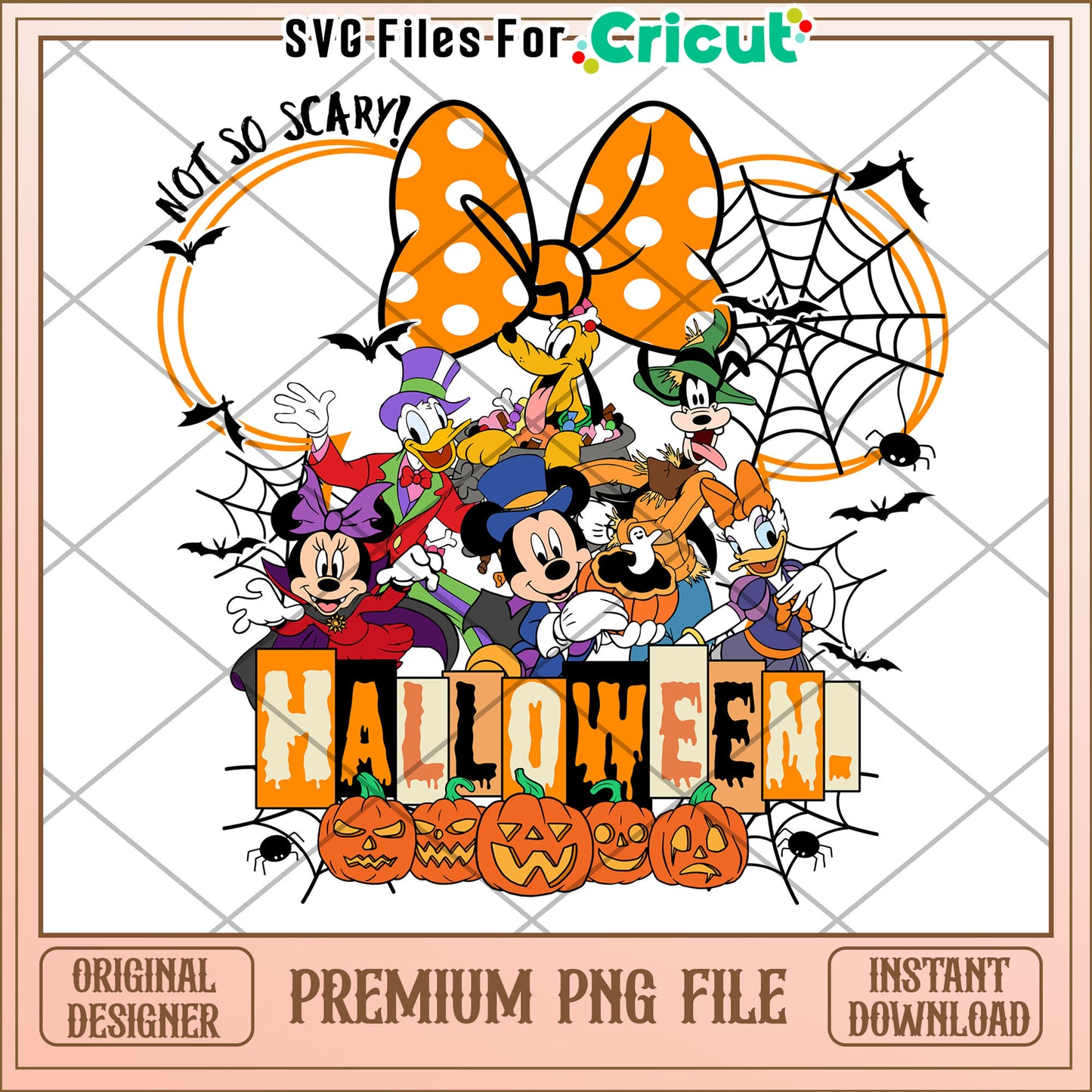 Halloween not so scay mickey and friends png, halloween characters png, halloween season png
