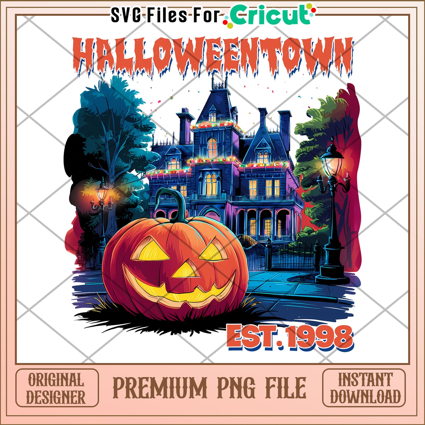 Halloween town 1998 png, spooky fall png, halloween candy png