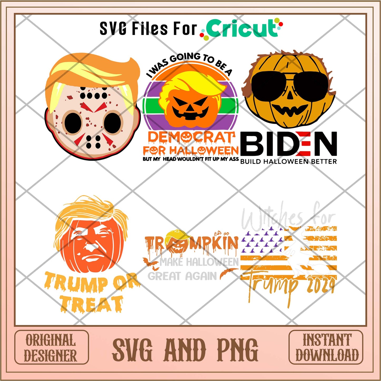 Halloween USA presidents svg bundle, Halloween svg - Svgfileforcricut