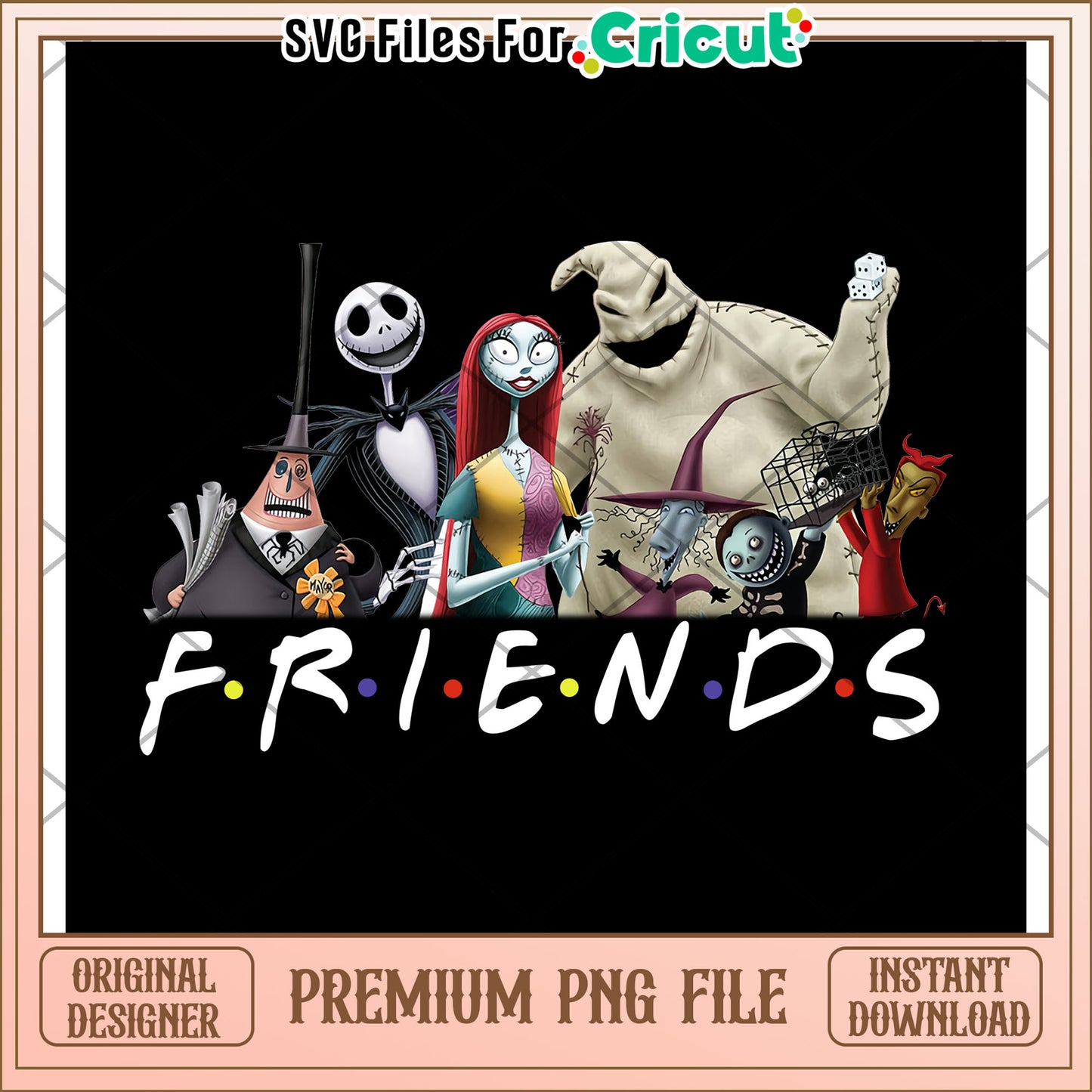 Halooween cartoon friends png, happy halloween png, spooky quotes png