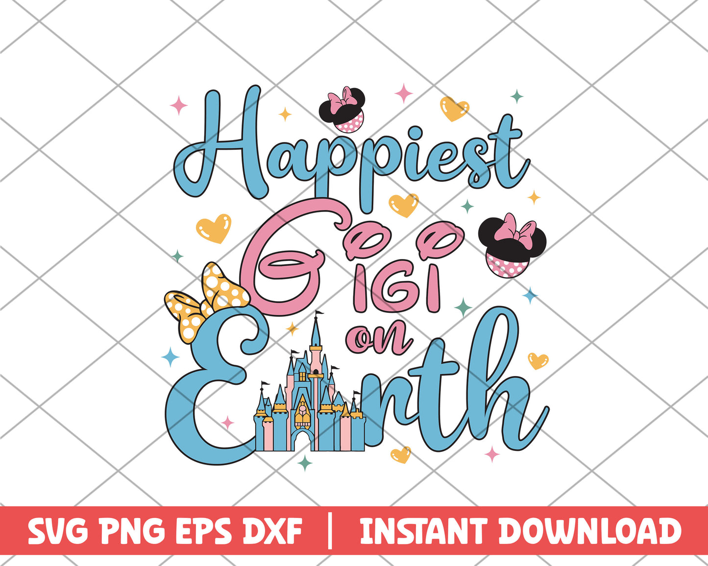Hapiest gigi on earth mothers day svg