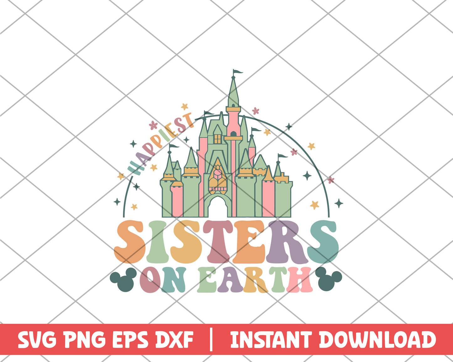 Hapiest sister on earth disney svg